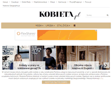 Tablet Screenshot of kobieta.pl